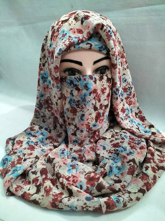 Niqab Ready to Wear – Print 20